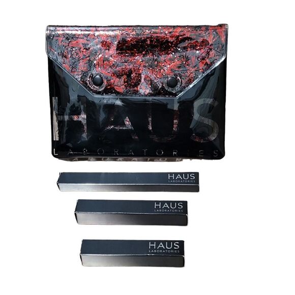 Haus labs bundle with makeup bag - Picture 1 of 5